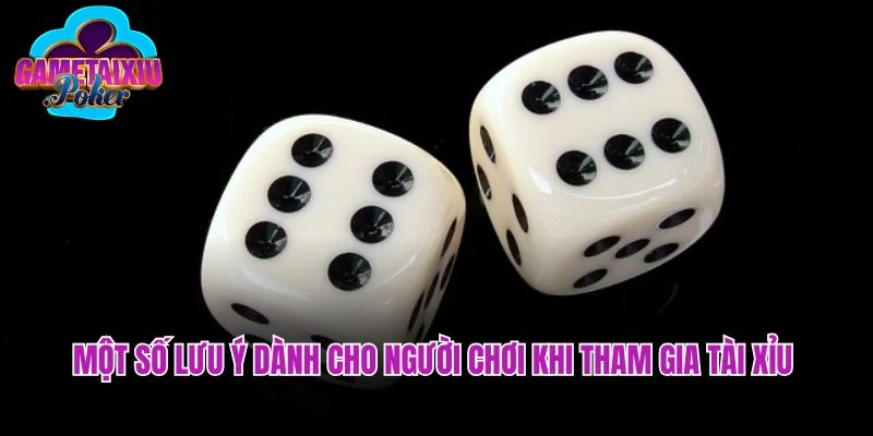 Một số lưu ý dành cho người chơi khi tham gia tài xỉu online 